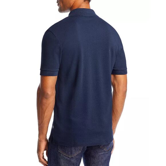 Hugo Boss Men's Pallas Regular Fit Polo Shirt, Navy, New Without Tags, Size L - Picture 2 of 2